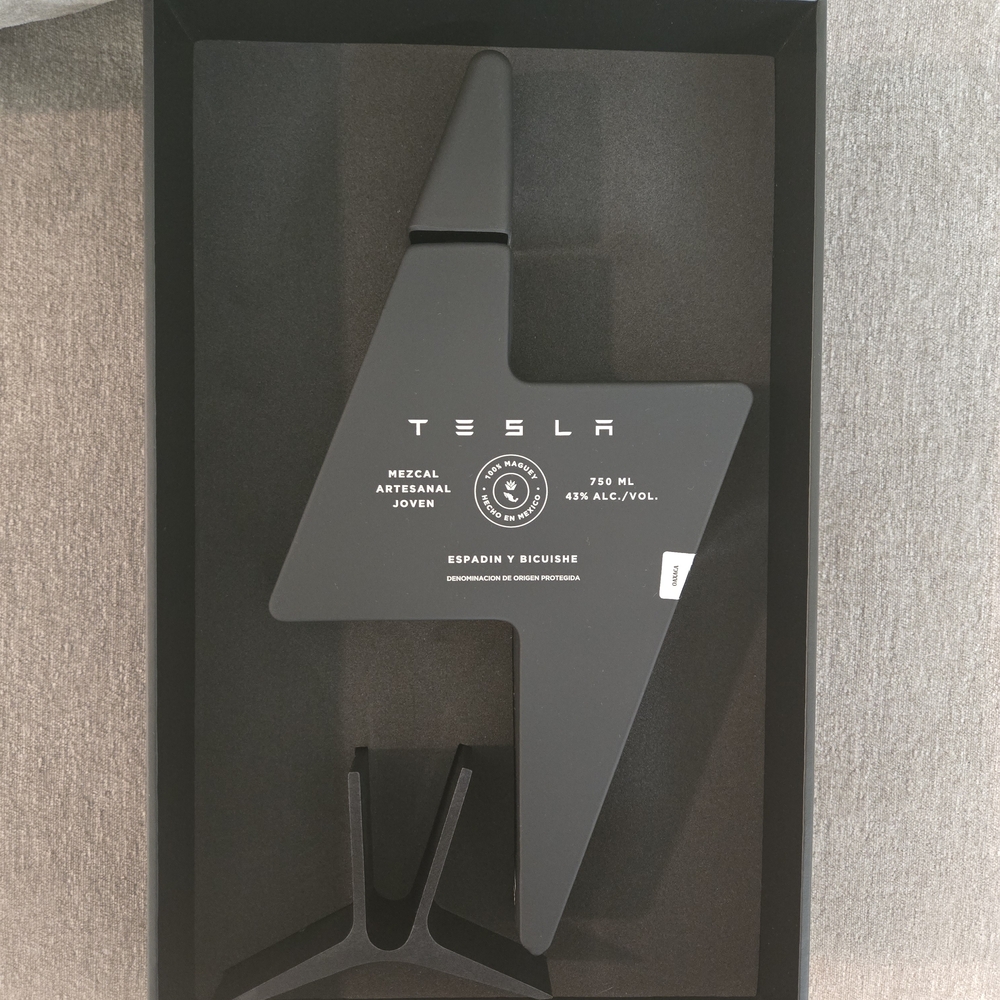 Tesla Mezcal Lightning Bottle